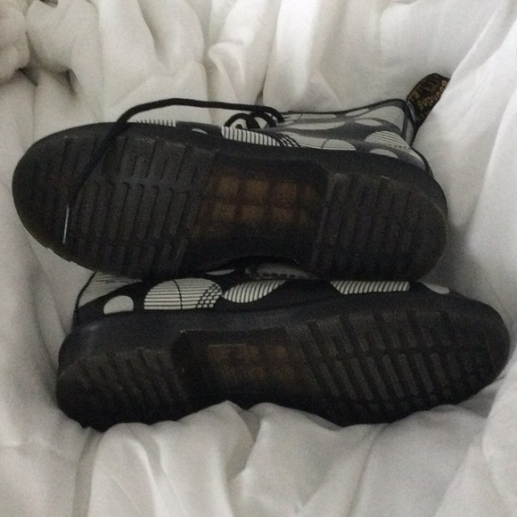 *NWOT* 1460 Doc Martens polka dot leather lace up boots whimsigoth - Picture 4 of 7